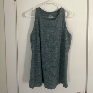 Old Navy Heather Gray/green Tank Top